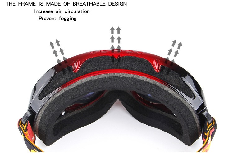 Matrix Durango Prescription Ski and Snowboard Goggles - Revo Green Lenses - Dual Layer Anti Fog Lenses - Impact Resistance and UV Blocking