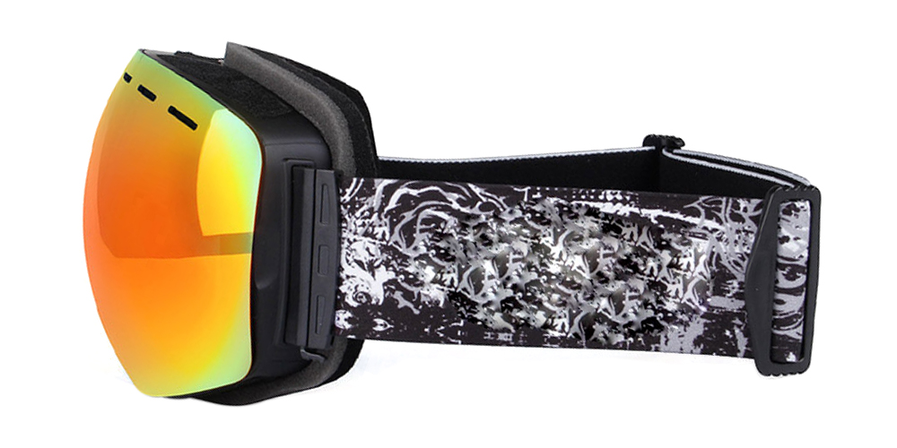 Matrix Aspen Prescription Ski and Snowboard Goggles Red - Dual Layer Anti Fog Lenses - Impact Resistance and UV Blocking Snow Glasses