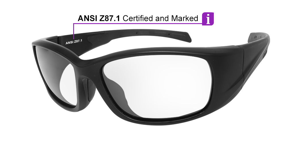 Matrix Del Mar Prescription Safety Glasses -- ANSI Z87.1 and CSA Certified