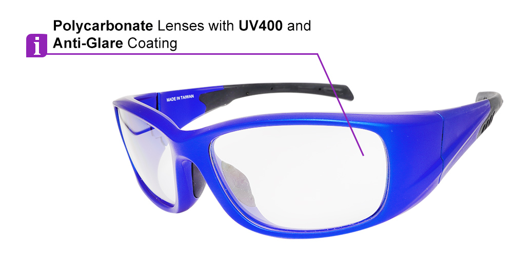 Matrix Whitney Prescription Safety Glasses - ANSI Z87.1 and CSA Certified