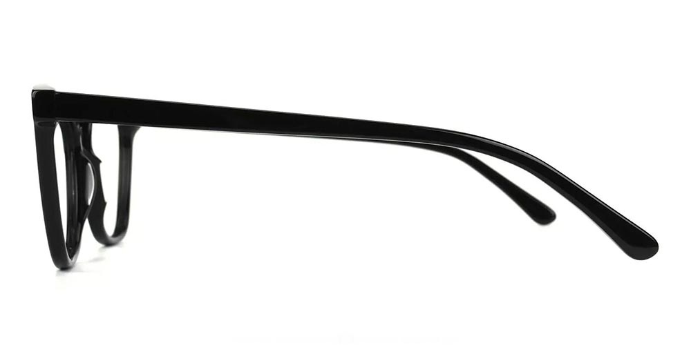 Pacoima Cat Eye Prescription Glasses - Hand Made Acetate - Black