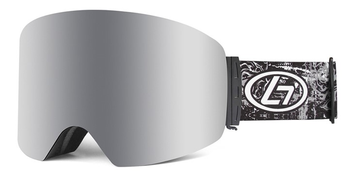 Matrix SilverStar Prescription Ski and Snowboard Goggles Silver - Dual Layer Anti Fog Lenses - Impact Resistance and UV Blocking Lenses