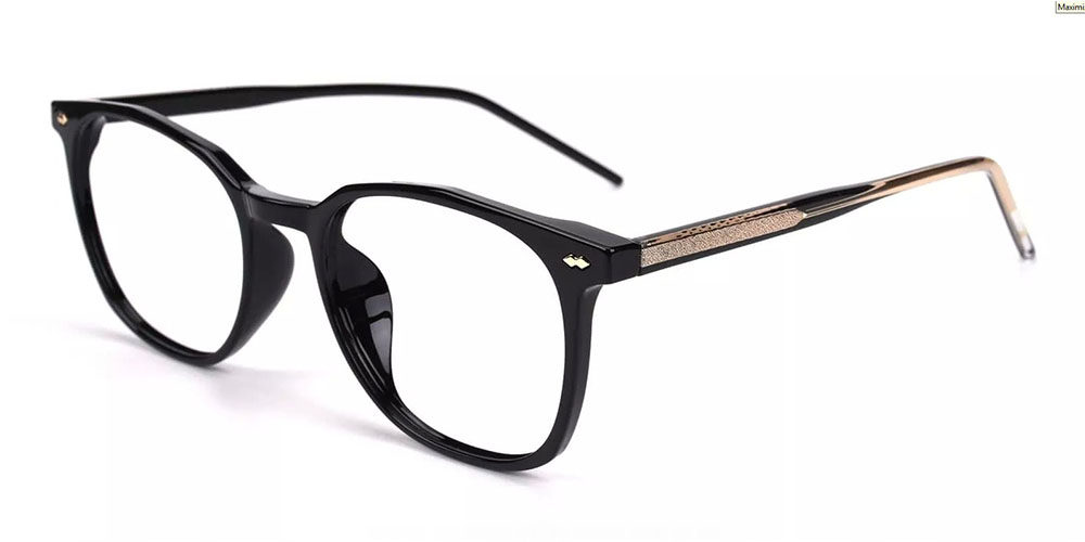 Knoxville Prescription Glasses - Light & Strong TR90 - Black