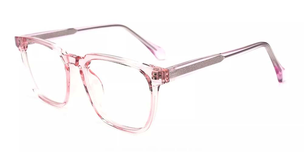 San Mateo Prescription Glasses Clear Pink