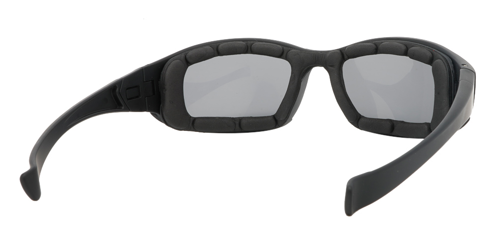New Clear wraparound Ski glasses/Foam padded UV400 sunglasses pouch & postage 