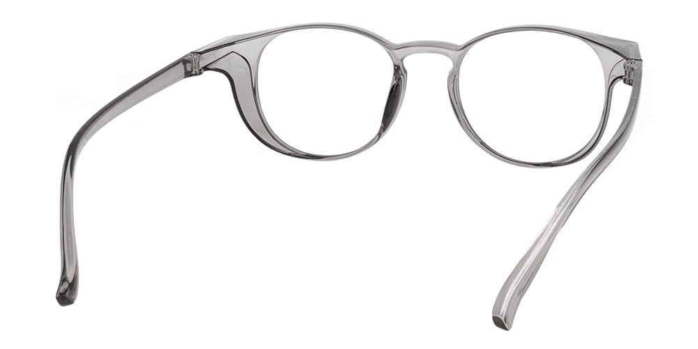 Fusion Seattle Prescription Safety Glasses Grey -- Best Protective Eyewear For Doctors, Nurses or Office Workers