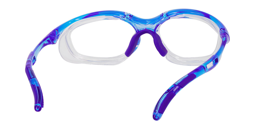 Fusion Toledo  Prescription Safety Glasses Blue - ANSI Z87.1 Certified Stamped