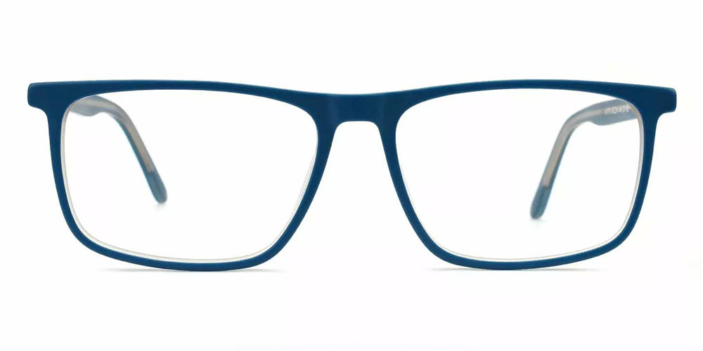 Charleston Prescription Glasses - Hand Made Acetate - Blue