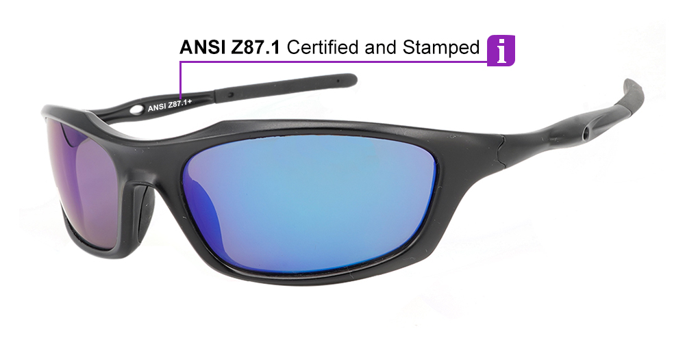 Matrix Reno Prescription Sports Glasses - ANSI Z87.1 Certified - Running, Cycling and Hunting Sunglasses