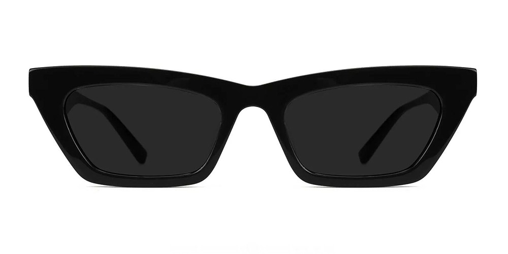 Lafayette Cat Eye Prescription Sunglasses Black