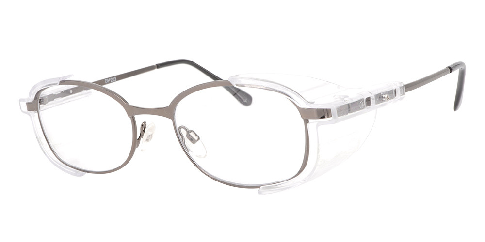 Westmont Prescription Safety Glasses Grey -- Impact Resistant Side Shields