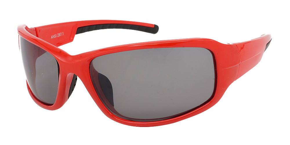 Tacoma Prescription Sports Sunglasses Red -- ANSI Z87.1 Certified
