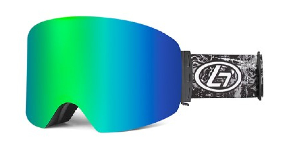 Matrix SilverStar Prescription Ski and Snowboard Goggles Green - Dual Layer Anti Fog Lenses - Impact Resistance and UV Blocking Lenses
