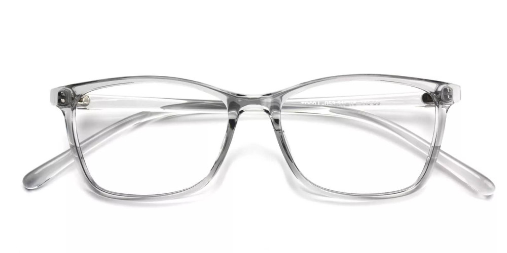Davenport Light Weight Eyeglasses Gray Clear