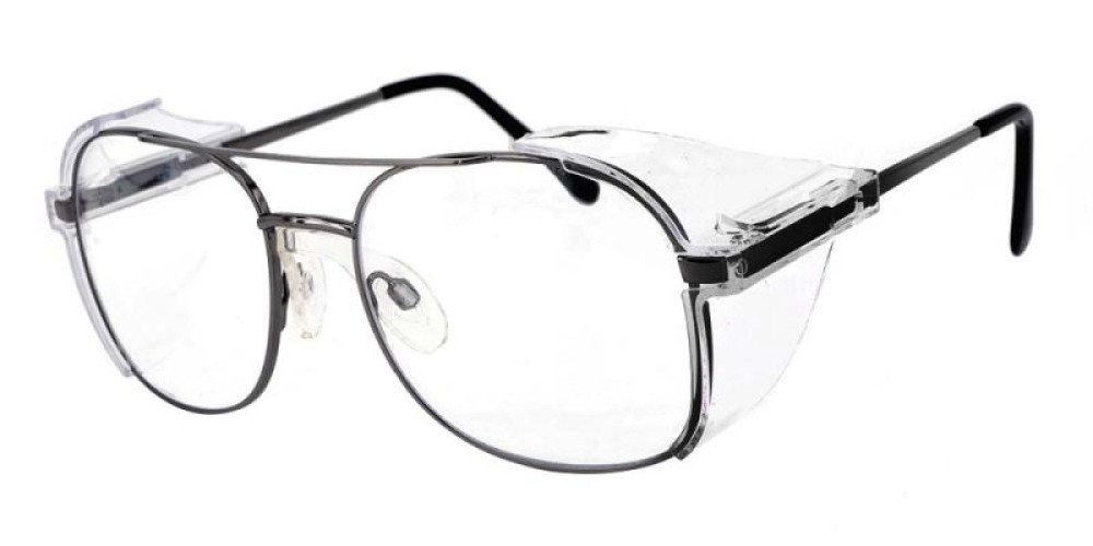 Frisco Aviator Prescription Safety Glasses -- Impact Resistant Side Shields