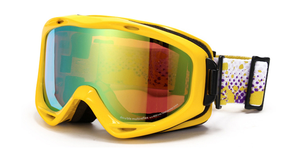 Matrix Fernie Prescription Ski and Snowboard Goggles Yellow - Dual Layer Anti Fog Lenses - Impact Resistance and UV Blocking Snow Glasses