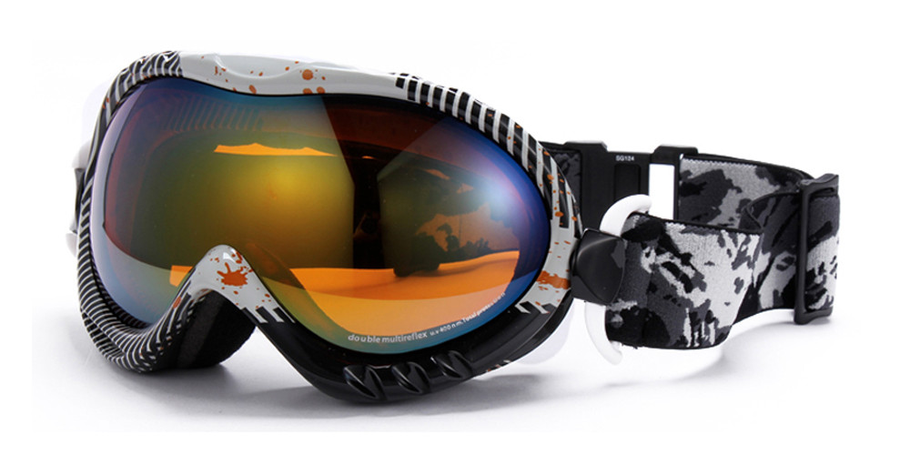 Matrix Bromont Prescription Ski and Snowboard Goggles Black - Dual Layer Anti Fog Lenses - Impact Resistance and UV Blocking Snow Glasses
