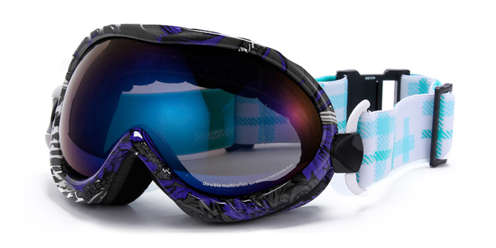 Matrix Bromont Prescription Ski and Snowboard Goggles Rainbow - Dual Layer Anti Fog Lenses - Impact Resistance and UV Blocking Snow Glasses
