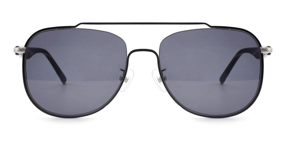 Laval Aviator Prescription Sunglasses Silver - Rx Metal Sunglasses For Men and Women