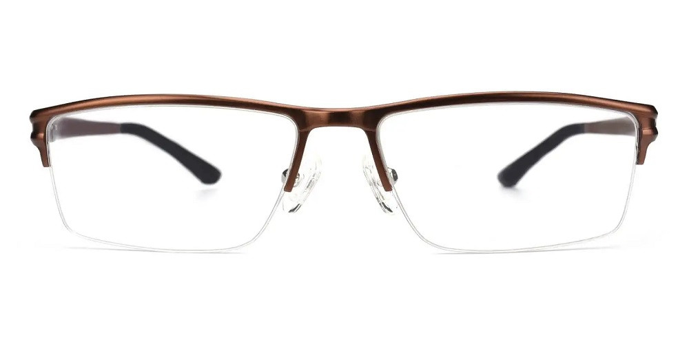 Kirkland Prescription Safety & Sports Glasses Brown - Super Light Aluminum Eyewear