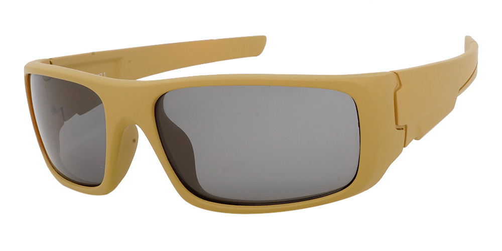 Amarillo Prescription Sports Sunglasses Almond  - ANSI Z87.1 Certified