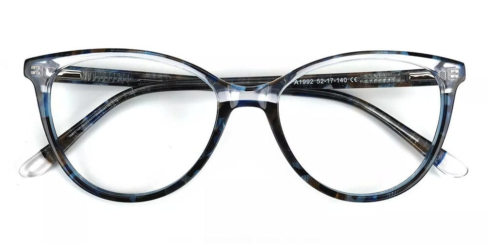 Pacoima Cat Eye Prescription Glasses - Hand Made Acetate - Demi Amber