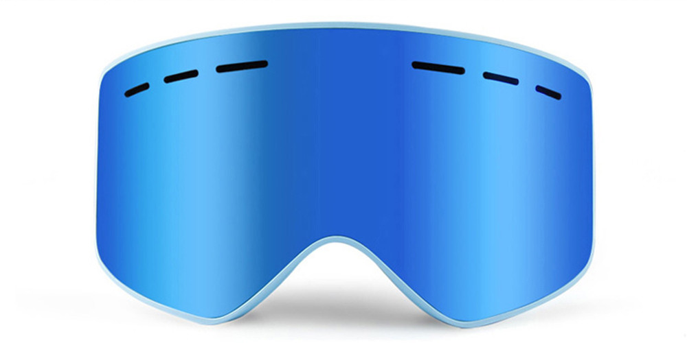 Matrix Blackcomb Prescription Ski and Snowboard Goggles Blue - Dual Anti Fog Lenses - Impact Resistance and Magnetic Interchangeable Lenses 