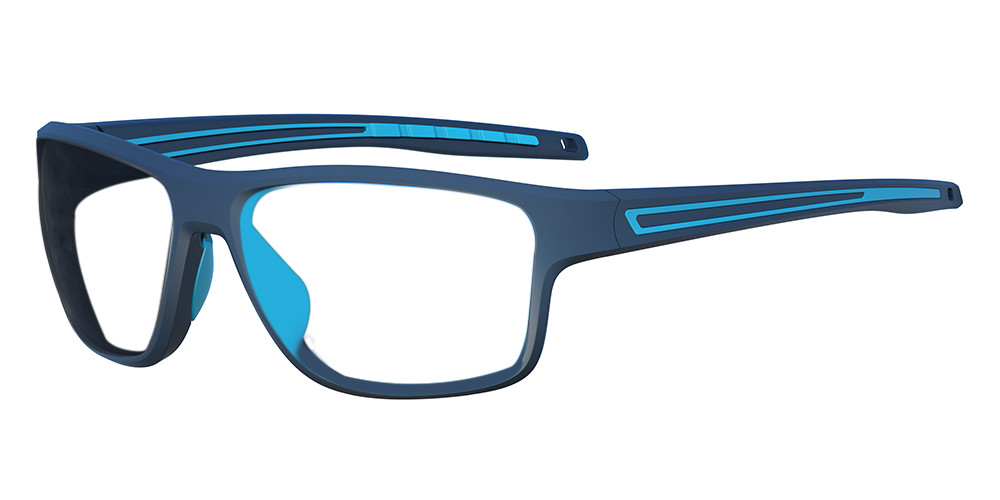 Matrix Chinook Prescription Safety Glasses Blue - ANSI Z87.1 Certified - Industrial, Construction and Tactical Glasses