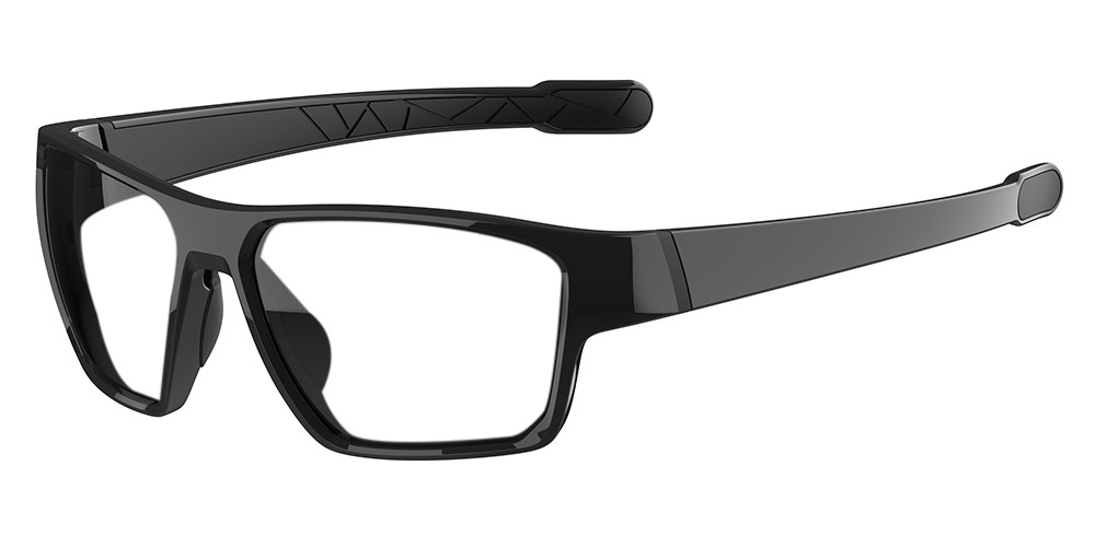 Matrix Shelby Prescription Safety Glasses Black - ANSI Z87.1 Certified - Industrial, Construction and Tactical Glasses