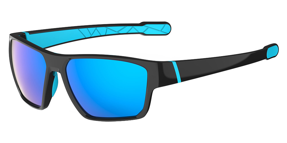Matrix Shelby Prescription Sports Sunglasses Black Blue For Men and Women - Cycling, Running or Baseball Glasses
