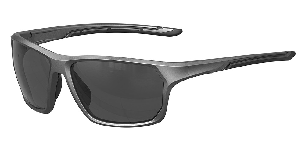 Matrix Upton Prescription Sports Safety Sunglasses Silver For Men and Women - Cycling, Running and Baseball Glasses