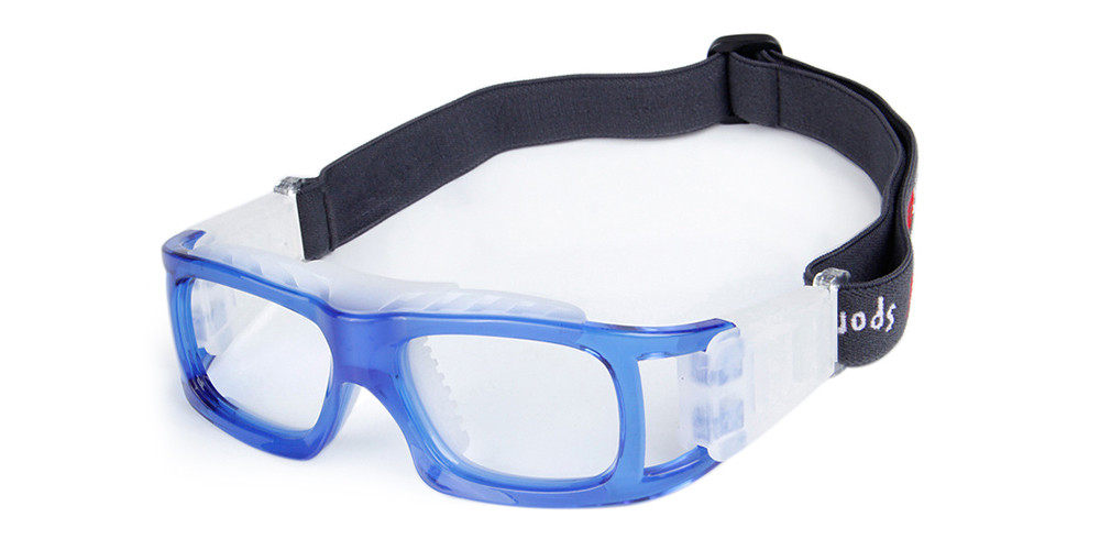 Creston Prescription Sports Goggles Blue --  Baseball, Soccer,  Basketball and Football Glasses