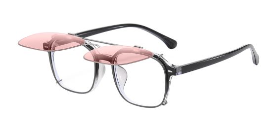 Norco Prescription Eyeglasses - Polarized Clip On Sunglasses - Dual Detachable and Flip Up Design for Indoor Outdoor Use 