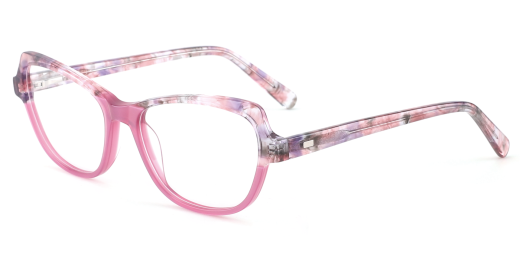 Kaitlyn Cat Eye Prescripiton Glasses Pink