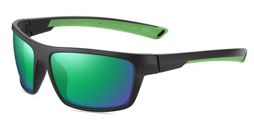 Matrix Palisade Prescription Sports Sunglasses Green  -- ANSI Z87.1 Certified -- Cycling, Jogging and Golfing