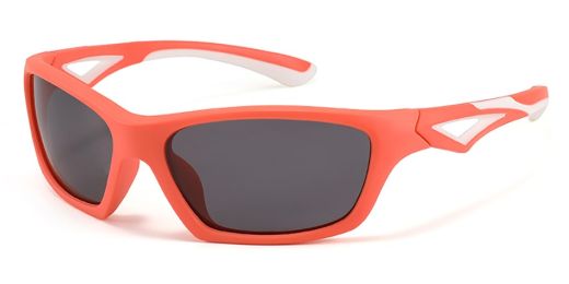 Olivia Red Prescription Sports Goggles For Kids - Bendable Impact Resistant  - Youth Soccer, Football, Basketball, Baseball Glasses 