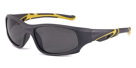 Amelia Gray Small Prescription Sports Goggles - Bendable Impact Resistant  - Youth Soccer, Football, Basketball, Baseball Glasses 