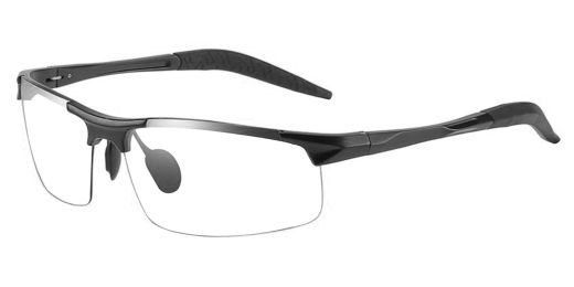 Roxboro Prescription Safety & Sports Glasses Black - Super Light Aluminum Eyewear