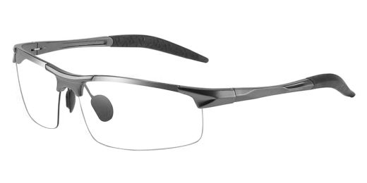 Roxboro Prescription Safety & Sports Glasses Gun Grey - Super Light Aluminum Eyewear