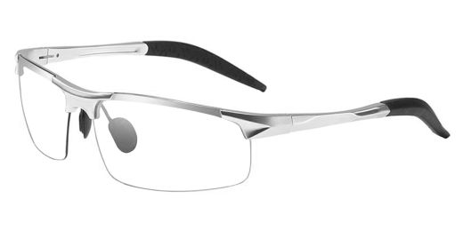 Roxboro Prescription Safety & Sports Glasses Silver - Super Light Aluminum Eyewear