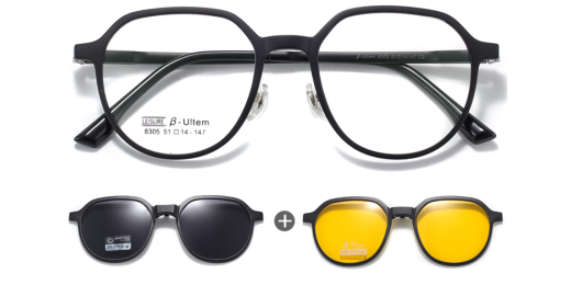 Ontario Polarized Clip On Prescription Sunglasses For Men and Women