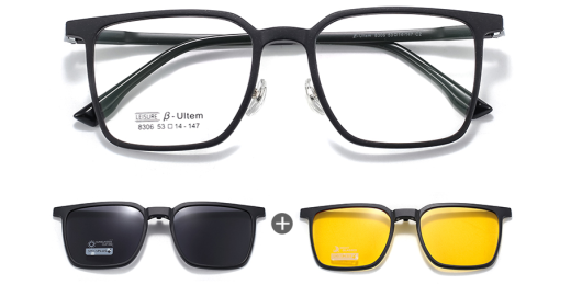 Covina Polarized Clip On Rx Sunglasses For Men and Women