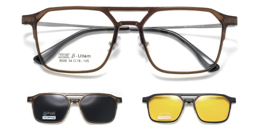 Norco Polarized Clip On Prescription Sunglasses and Eyeglasses