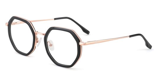 Elena Prescription Eyeglasses  Black