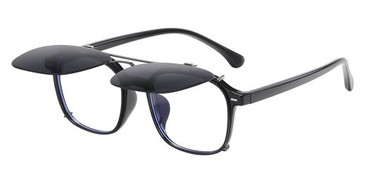 Geneva Polarized Clip-On Rx Sunglases - Men & Women Prescription Eyeglasses