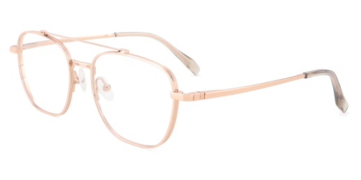 Garland Pure Titanium Prescription Eyeglasses Gold - Spring Hinge Glasses
