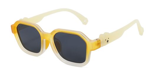 Sophia Yellow RX Sunglasses For Youth - Kids Friendly Impact Resistant   - Boys and Girls Prescription Eyeglasses 