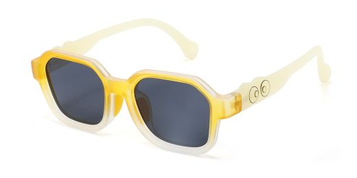Oliver Yellow RX Sunglasses For Youth - Kids Friendly Impact Resistant   - Boys and Girls Prescription Eyeglasses 