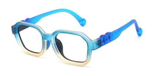 Oliver Blue RX Glasses For Youth - Kids Friendly Impact Resistant   - Boys and Girls Prescription Eyeglasses 