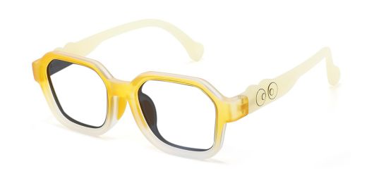 Oliver Yellow RX Glasses For Youth - Kids Friendly Impact Resistant   - Boys and Girls Prescription Eyeglasses 